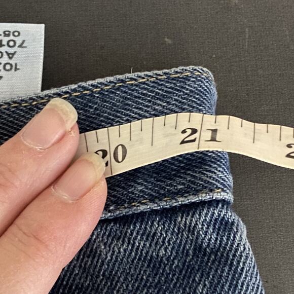 Wrangler Authentics Jeans Mens 42x34 Blue Classic Fit Straight Leg Denim Pants - Picture 7 of 9